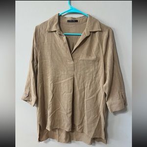 Tan Colored Blouse